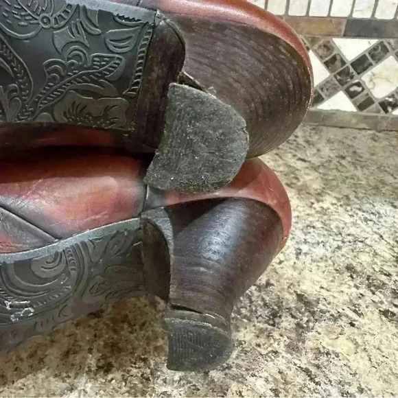 Pikolinos Women’s Size 37 Cuba T-Strap Mary Jane Pumps Heels Brown Leather - Picture 9 of 9